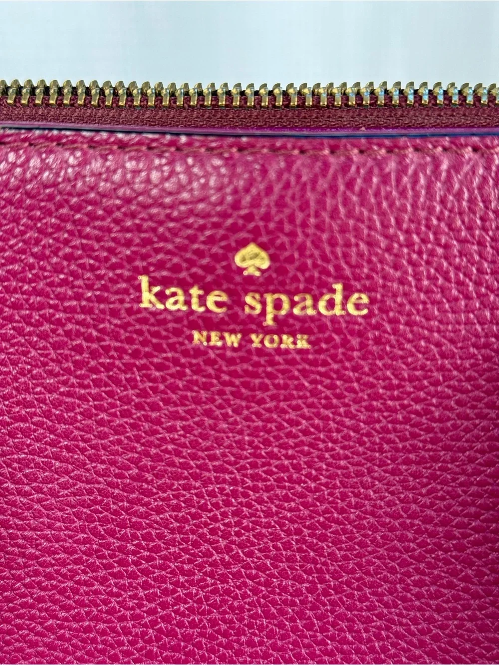 Kate Spade Berry Red Pebbled Leather Mulberry Street Lise Satchel Crossbody EUC
